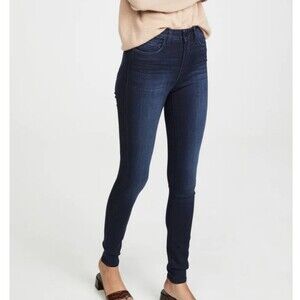 L'Agence Marguerite Skinny High-Rise Stretchy Jeans in Marino Blue Women's 24